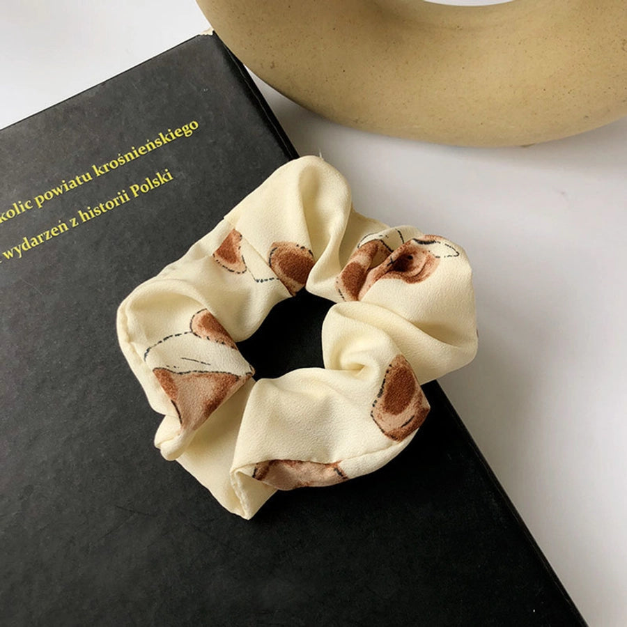 Women's Preppy Style Sweet Korean Style Animal Bear Cloth Hair Tie