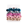 fashion gold velvet printed hair scrunchies set
