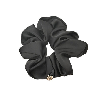 High-grade high-quality satin large intestine hair ring temperament fat intestine ring Korean style hair rope simple head rope women's headdress