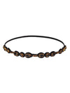 bohemian color block cloth hair band