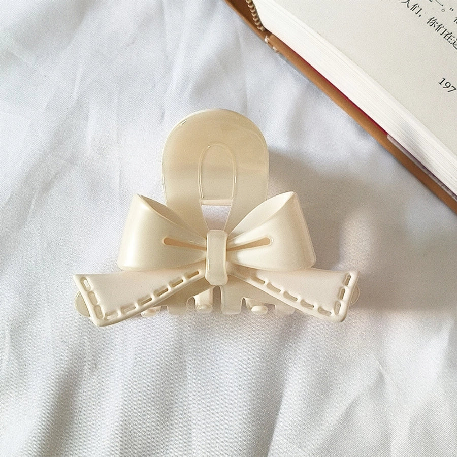 Women's Simple Style Streetwear Bow Knot Acetic acid sheets Handmade Hair Claws