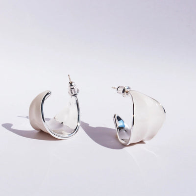 1 Pair Elegant Artistic Commute Geometric Epoxy Brass 24K Gold Plated Earrings