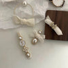 Women's Elegant Classic Style Bow Knot Cloth Hair Clip Hair Tie