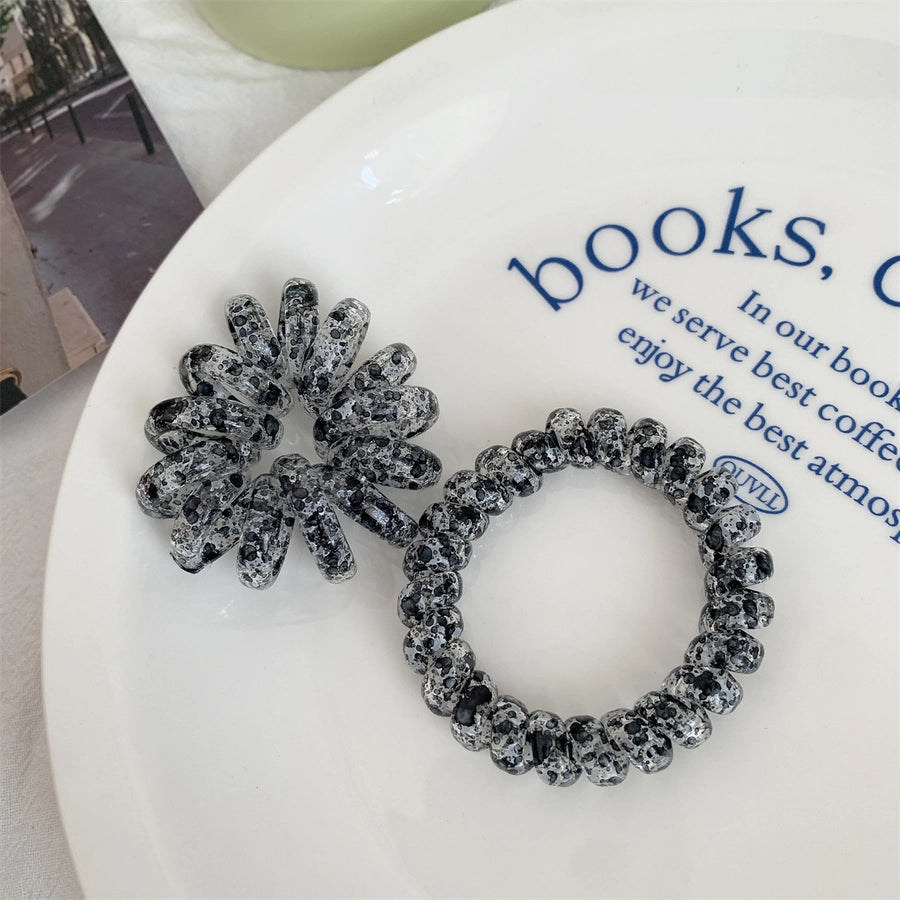 Women's Simple Style Classic Style Tie Dye Resin Hair Tie