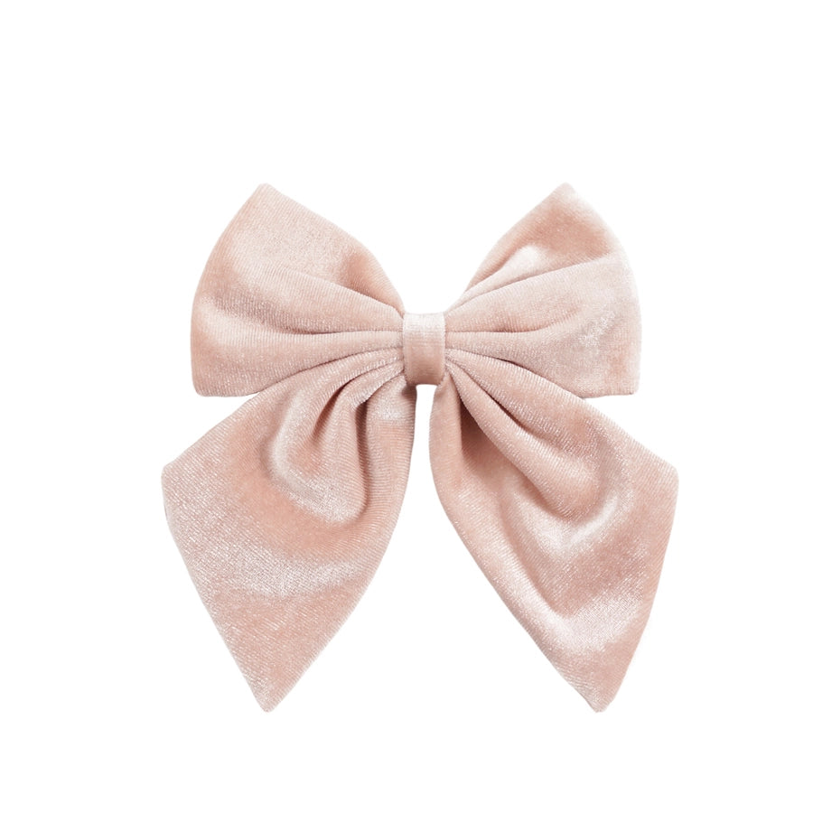 Women's Retro Bow Knot Flannel Hair Clip