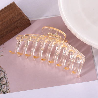 fashion flower plastic handmade hair claws 1 piece