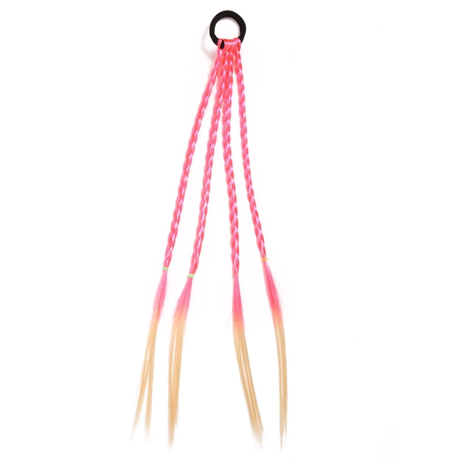 streetwear solid color rubber band hair tie