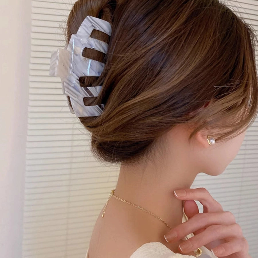 Korean Super Fairy High-end Acetic Acid Large Grab Clip Elegant Internet Celebrity Elegant Shark Clip Fashionable Simple Back Head Hairpin