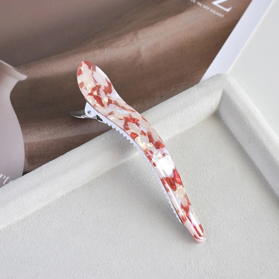 Women's Simple Style Classic Style Color Block Acetic acid sheets Handmade Hair Clip