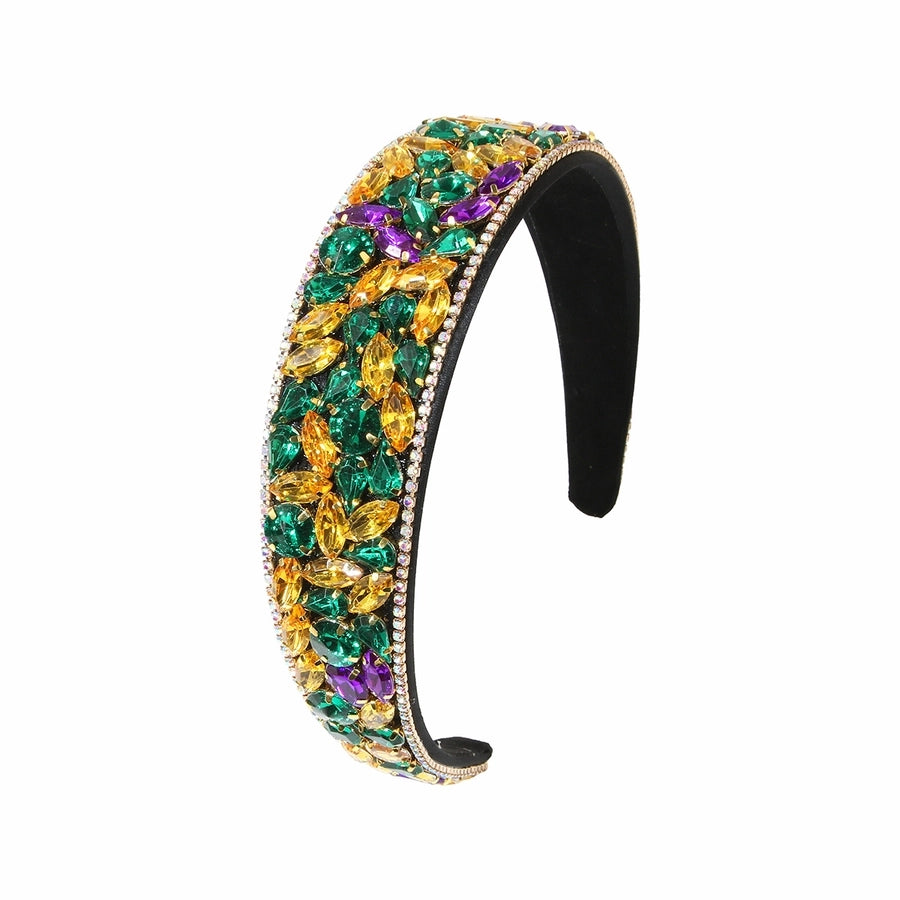 Women's Elegant Streetwear Geometric Plastic Rhinestones Hair Band