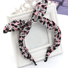 floral bowknot  fashion polka dot rabbit headband