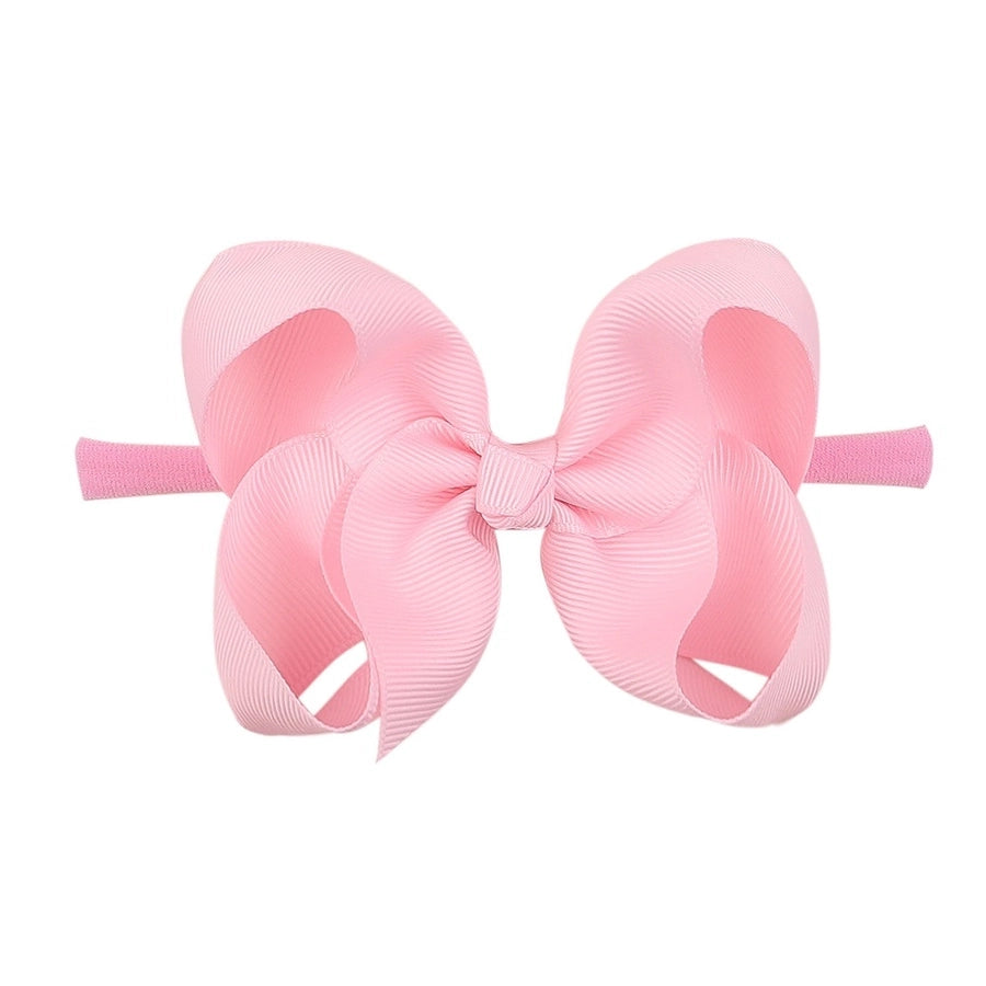 2337 20 color bubble flower headband new children bow nylon hair band  baby hair accessories