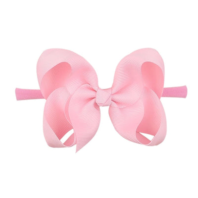 2337 20 color bubble flower headband new children bow nylon hair band  baby hair accessories