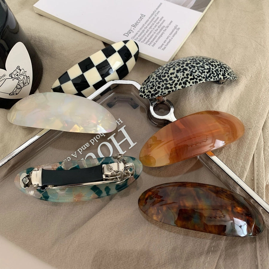 Women's Casual Simple Style Streetwear Lattice Acetic acid sheets Hair Clip