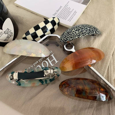 Women's Casual Simple Style Streetwear Lattice Acetic acid sheets Hair Clip