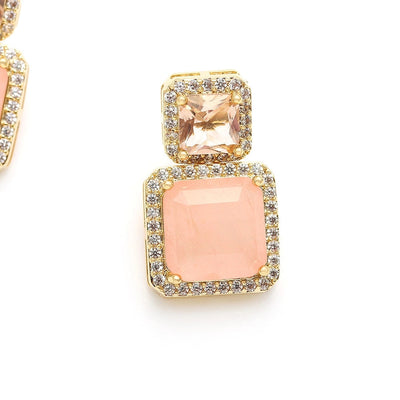 1 Pair Simple Style Commute Geometric Copper Ear Studs