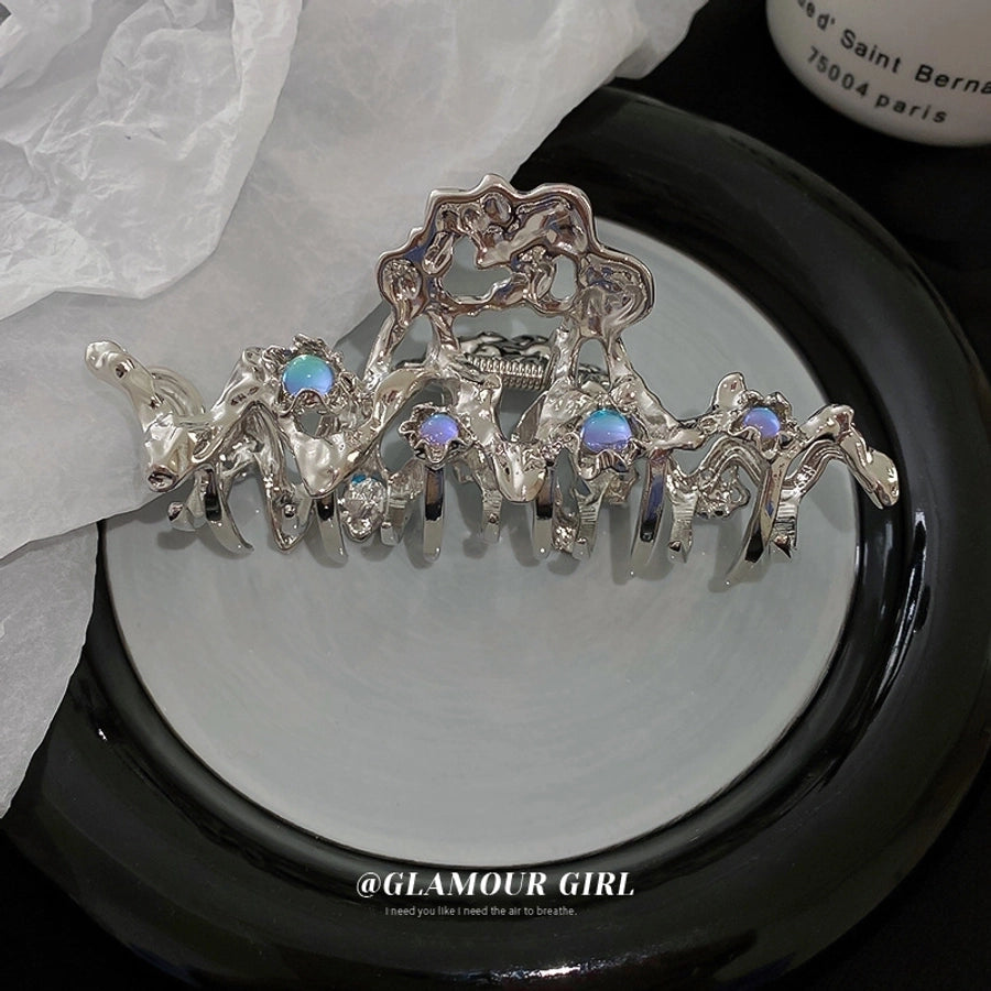 women's simple style irregular alloy hair claws