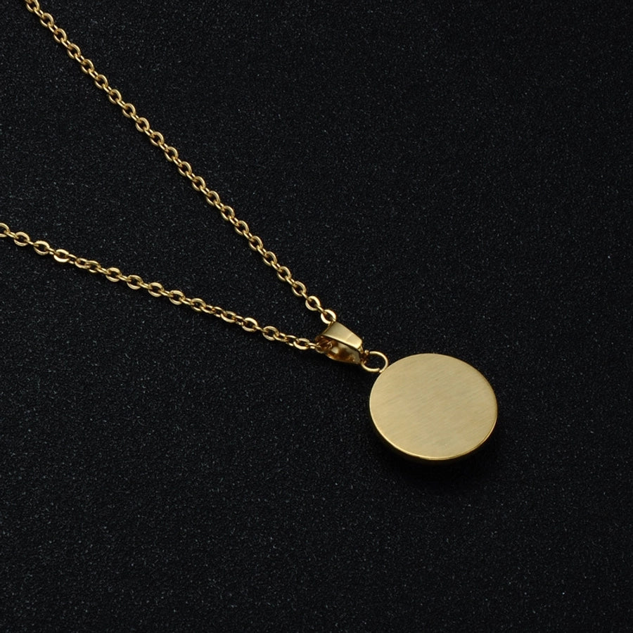 1 Piece Titanium Steel Devil's Eye Pendant