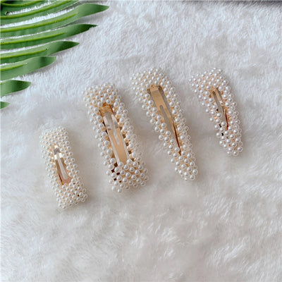 Women's Elegant Sweet Solid Color Plastic Hair Clip