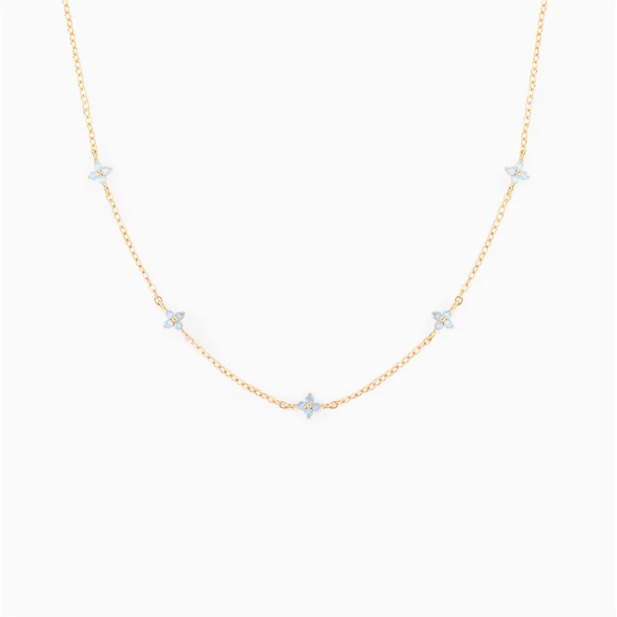 Copper Flower Earrings Anklet Necklace