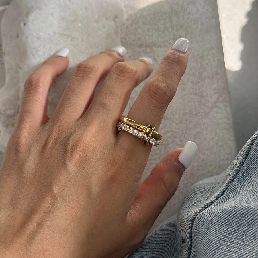 Jewelry Simple Style Classic Style Geometric 304 Stainless Steel Rings