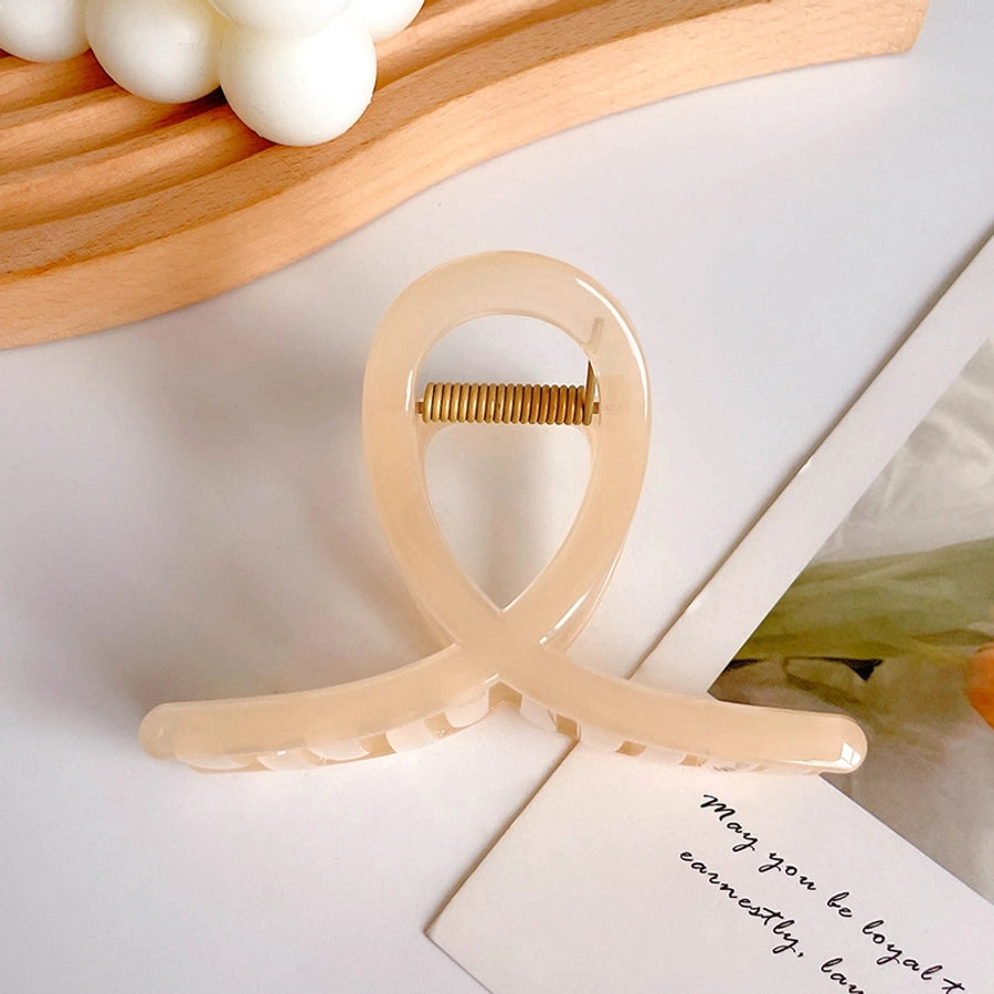 Mermaid Ji acetate hairpin female  back head bath pan head grip elegant temperament shark clip headdress