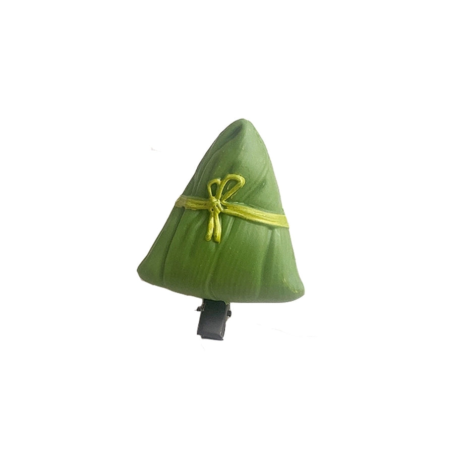 Women's Cute Zongzi Plastic Resin Hair Clip