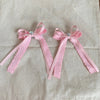 Women's Sweet Bow Knot Cloth Inlay Rhinestones Hair Clip Hair Tie