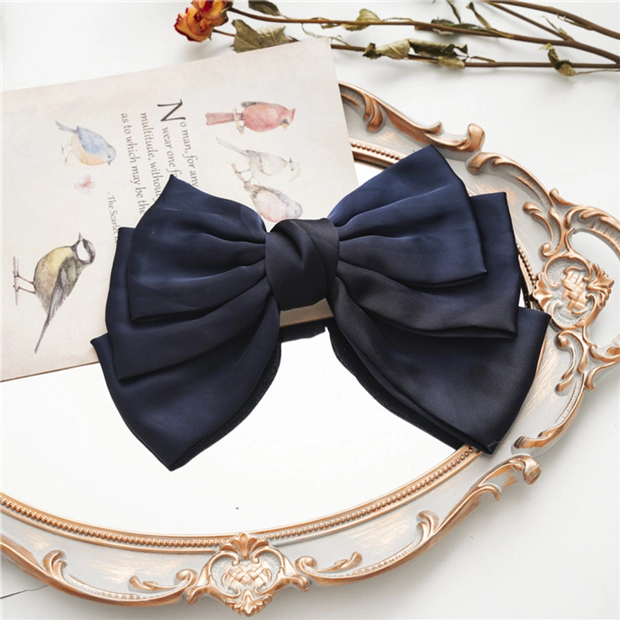 Women'S Fashion Bow Knot Cloth Hair Clip