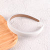 fashion candy color solid color sponge wide-sided headband