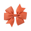 fashion solid color bow knot cloth hair clip 1 piece