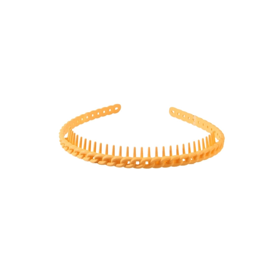 Women's Simple Style Solid Color Plastic Stoving Varnish Hair Band