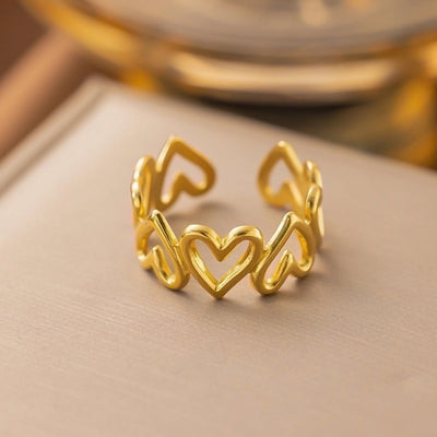 Jewelry Sweet Bow Knot Titanium Steel Plating Rings