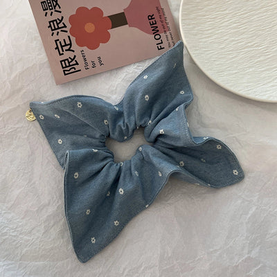 Women's Casual Simple Style Flower Cloth Handmade Hair Tie