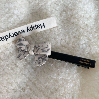simple style bow knot acetic acid sheets hair clip