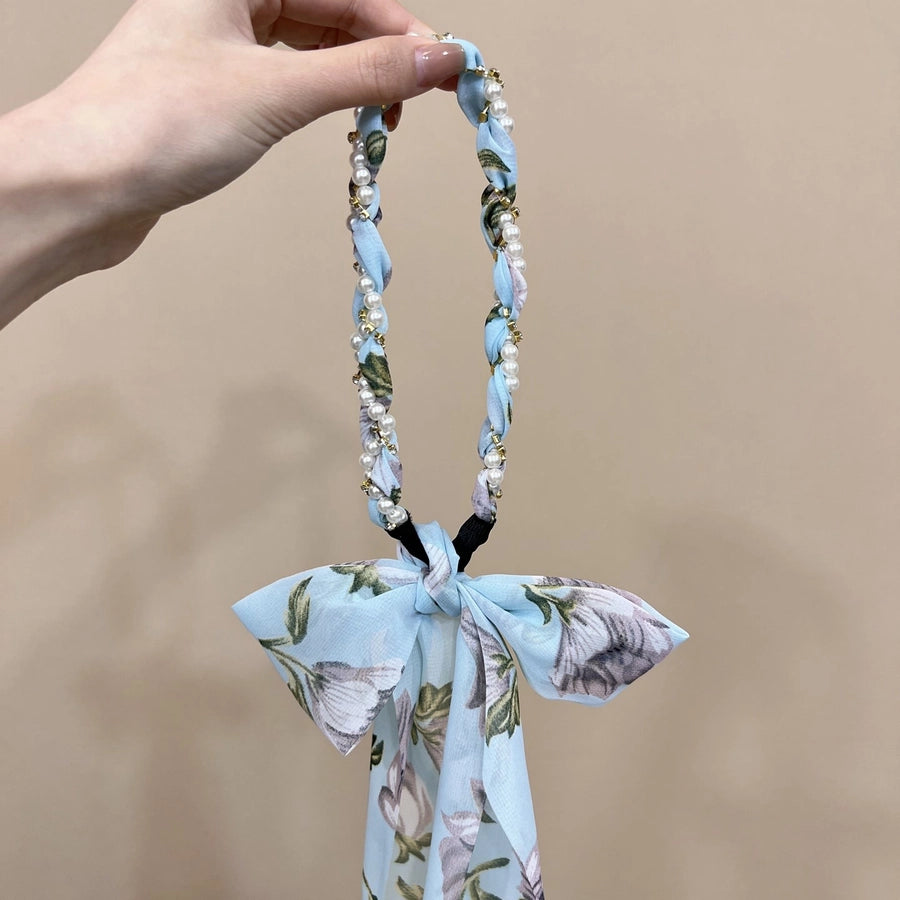 Women's Simple Style Ditsy Floral Cloth Hair Band