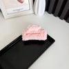 Women's Simple Style Solid Color PC Plush Hair Claws