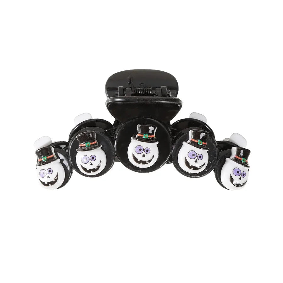 Halloween Women's Pumpkin Plastic Hair Claws