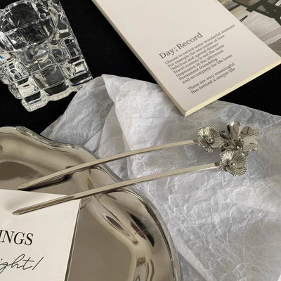 retro u shape metal plating hairpin