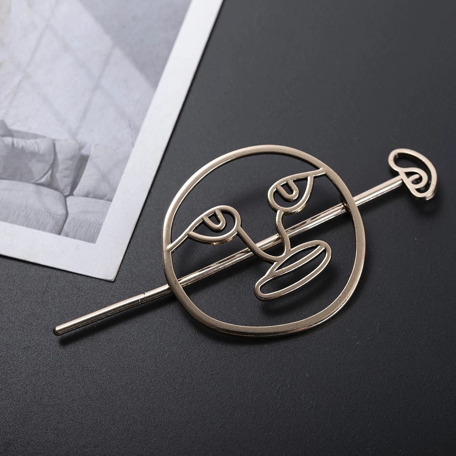 Women's Casual Simple Style Streetwear Geometric Metal Plating Hair Clip