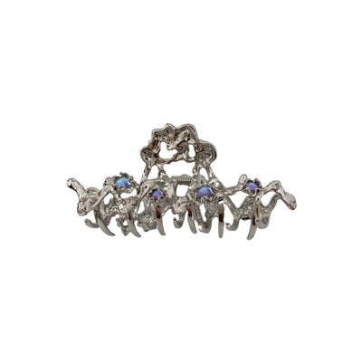 women's simple style irregular alloy hair claws