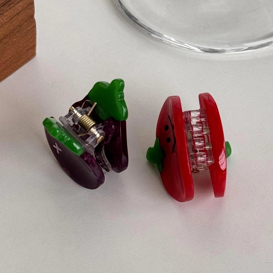 Women's Cute Color Block Acetic acid sheets Hair Claws