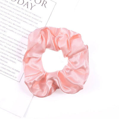 simple style solid color cloth hair tie