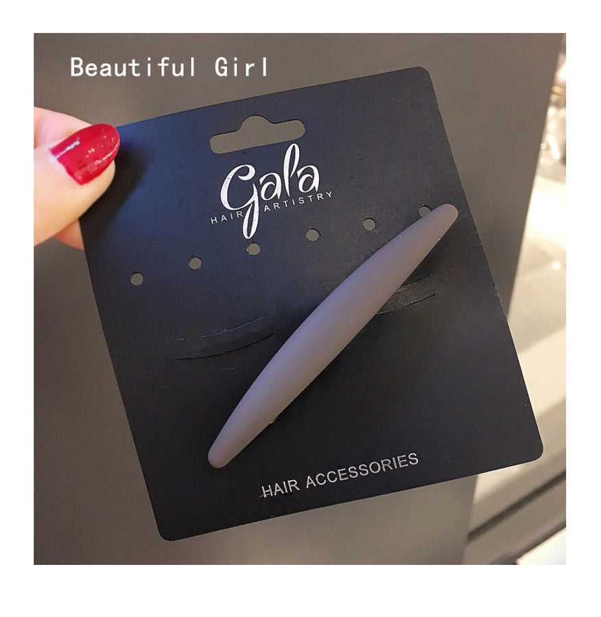 Korean-style fine half-hair simple hair clip clip head clip spring clip horizontal clip ponytail clip bangs clip