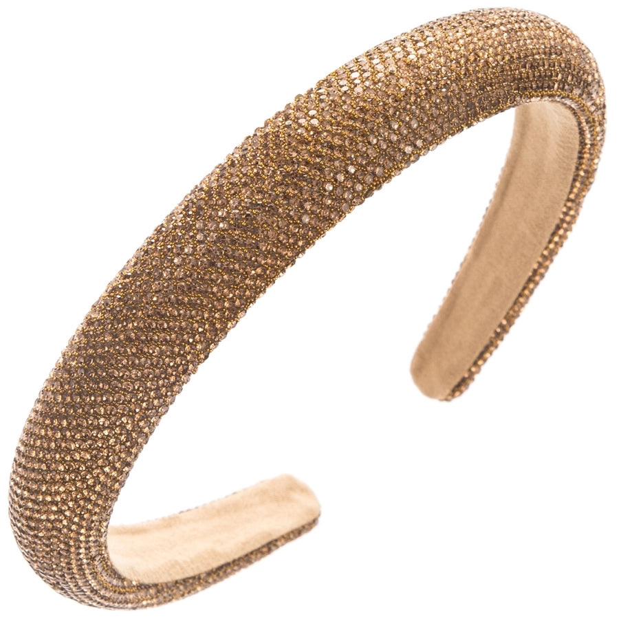 Women's Casual Vacation Classic Style Geometric Alloy Cloth Inlay Rhinestones Hair Band