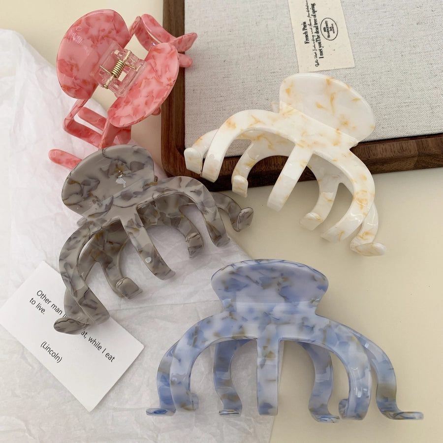 Women's Basic Simple Style Solid Color Acetic acid sheets Hair Claws