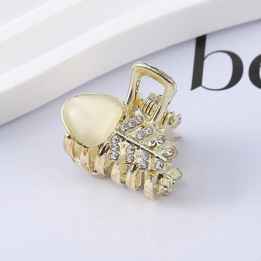 simple style butterfly rhinestone inlay rhinestones hair claws