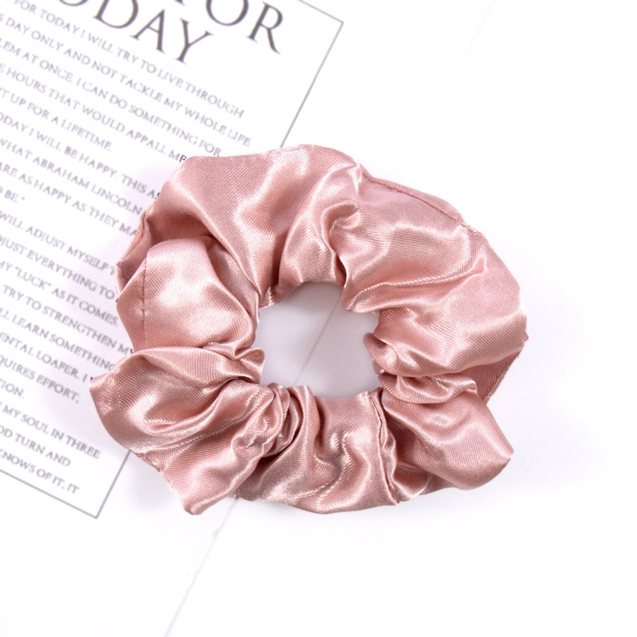 simple style solid color cloth hair tie