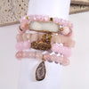 Vacation Geometric natural stone Beaded Chain Bracelets In Bulk