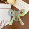 Women's Sweet Korean Style Animal Butterfly Acetic acid sheets Handmade Bowknot Hair Claws